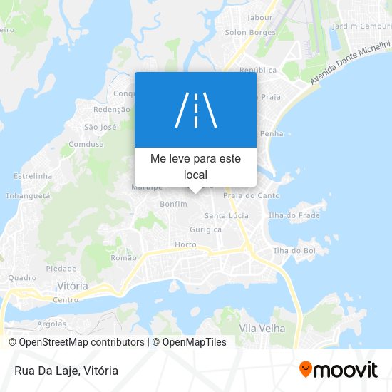 Rua Da Laje mapa