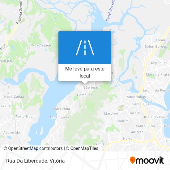Rua Da Liberdade mapa