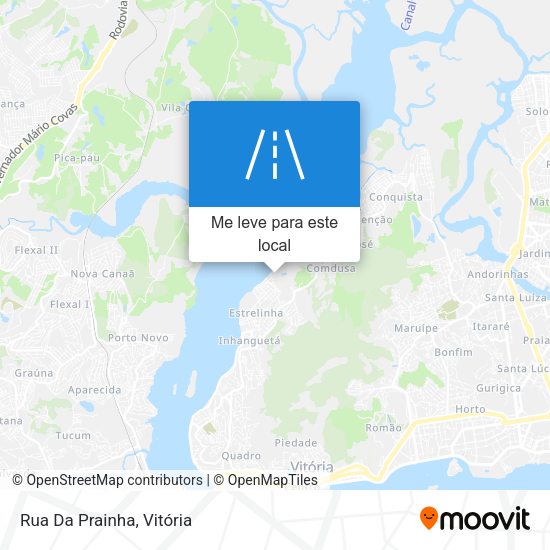Rua Da Prainha mapa