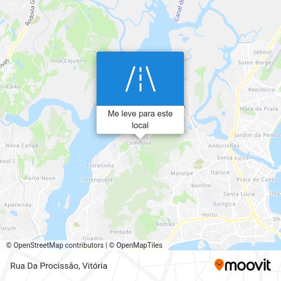 Rua Da Procissão mapa
