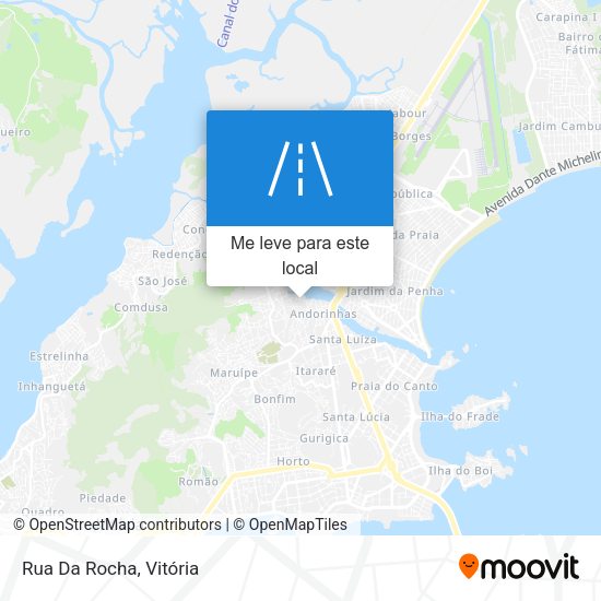 Rua Da Rocha mapa