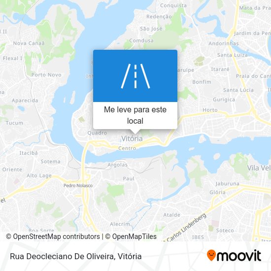 Rua Deocleciano De Oliveira mapa