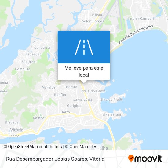 Rua Desembargador Josias Soares mapa