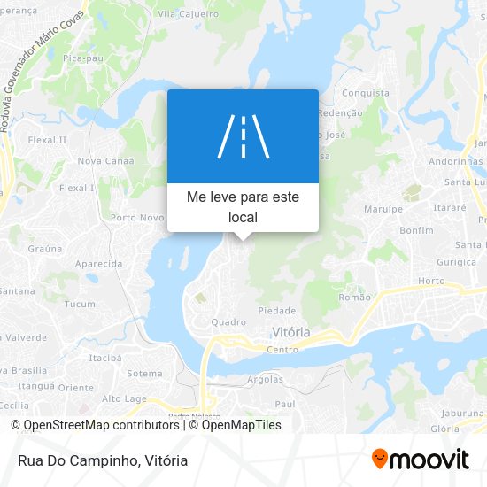 Rua Do Campinho mapa