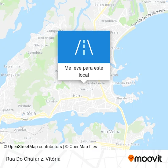 Rua Do Chafariz mapa