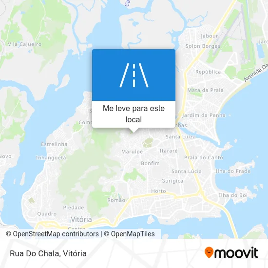 Rua Do Chala mapa