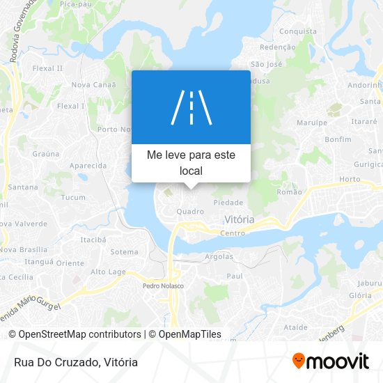 Rua Do Cruzado mapa