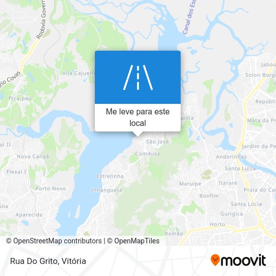 Rua Do Grito mapa