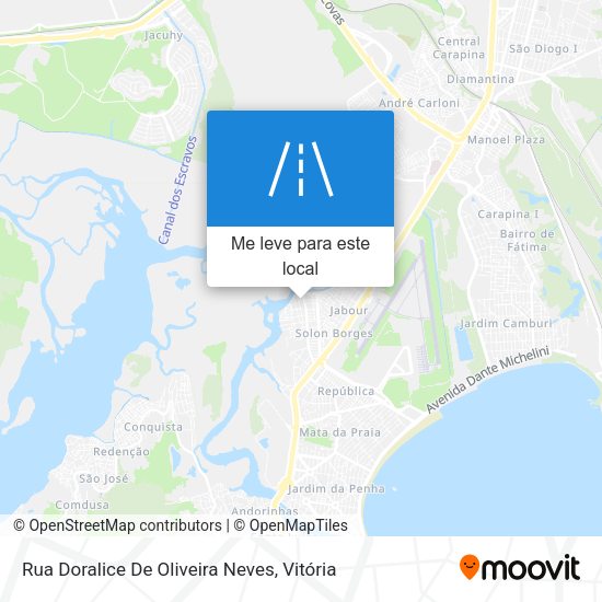 Rua Doralice De Oliveira Neves mapa