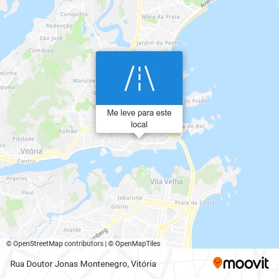 Rua Doutor Jonas Montenegro mapa