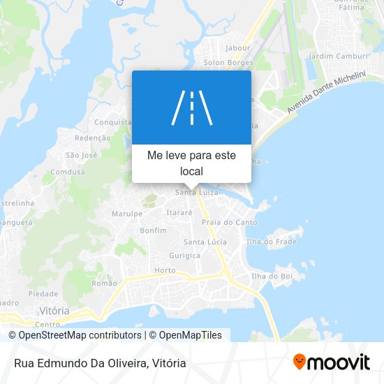 Rua Edmundo Da Oliveira mapa