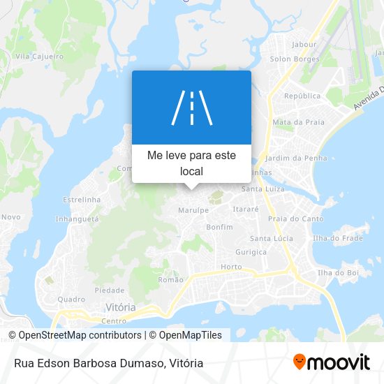 Rua Edson Barbosa Dumaso mapa