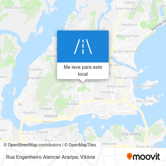 Rua Engenheiro Alencar Araripe mapa