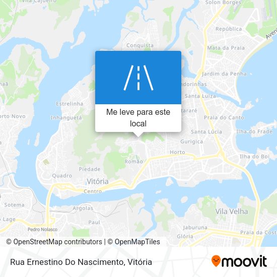 Rua Ernestino Do Nascimento mapa