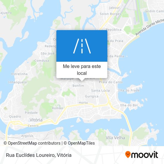 Rua Euclídes Loureiro mapa