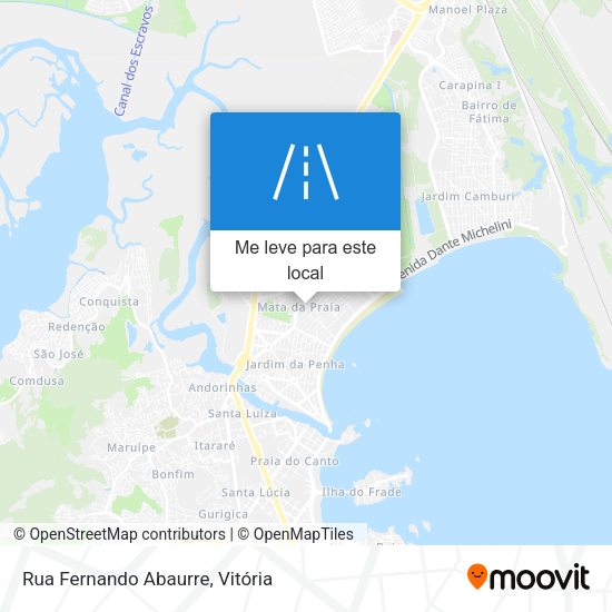 Rua Fernando Abaurre mapa