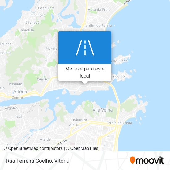 Rua Ferreira Coelho mapa