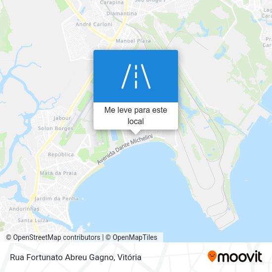 Rua Fortunato Abreu Gagno mapa