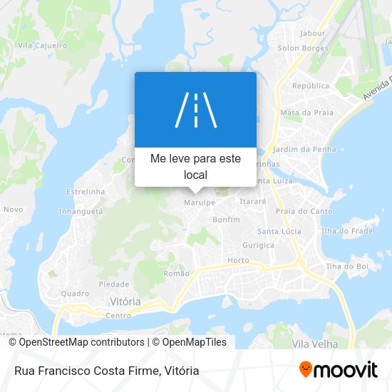 Rua Francisco Costa Firme mapa