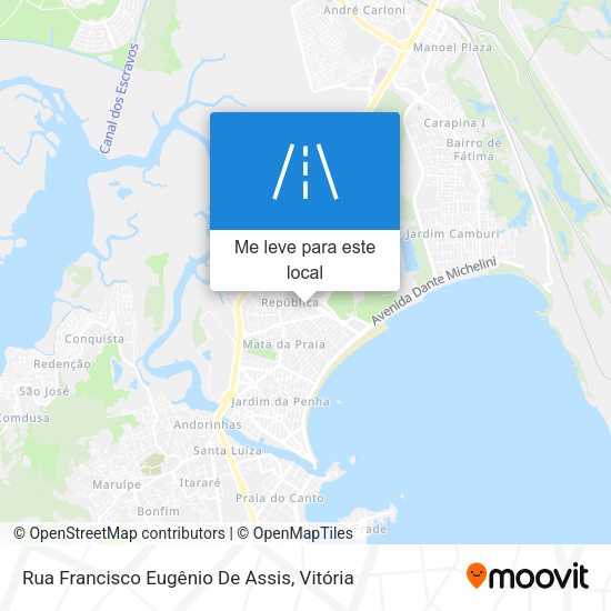 Rua Francisco Eugênio De Assis mapa