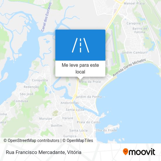 Rua Francisco Mercadante mapa