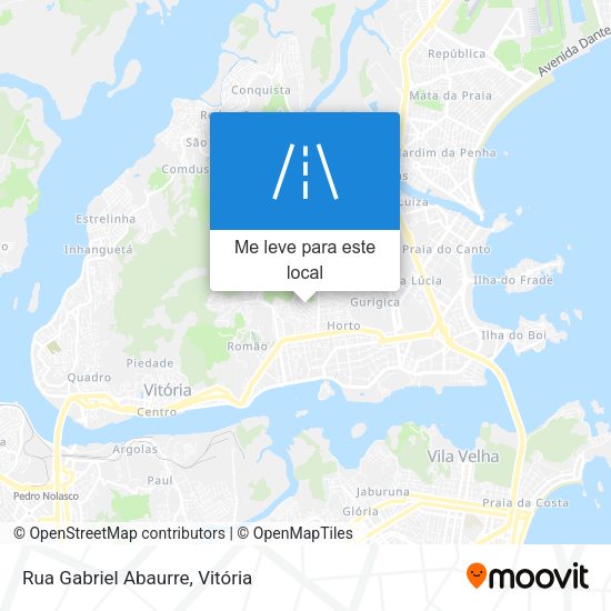 Rua Gabriel Abaurre mapa