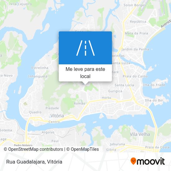 Rua Guadalajara mapa