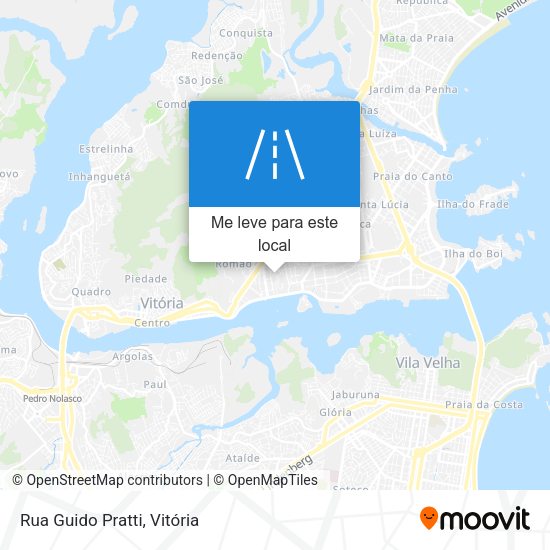 Rua Guido Pratti mapa
