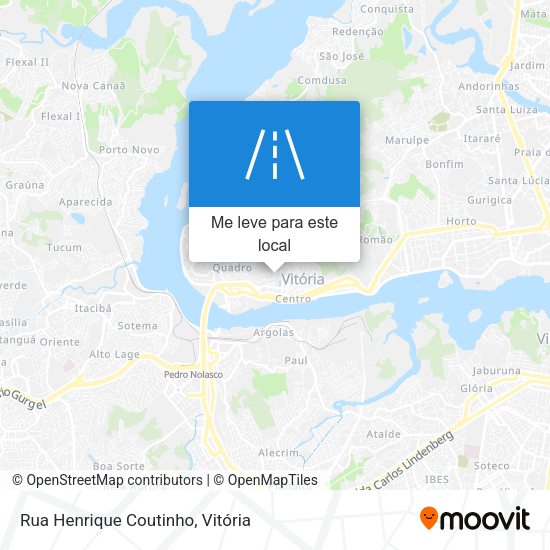 Rua Henrique Coutinho mapa