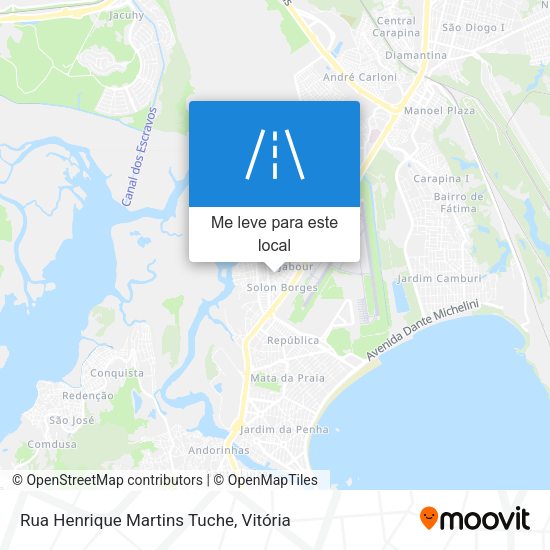 Rua Henrique Martins Tuche mapa