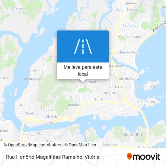 Rua Honôrio Magalhães Ramalho mapa