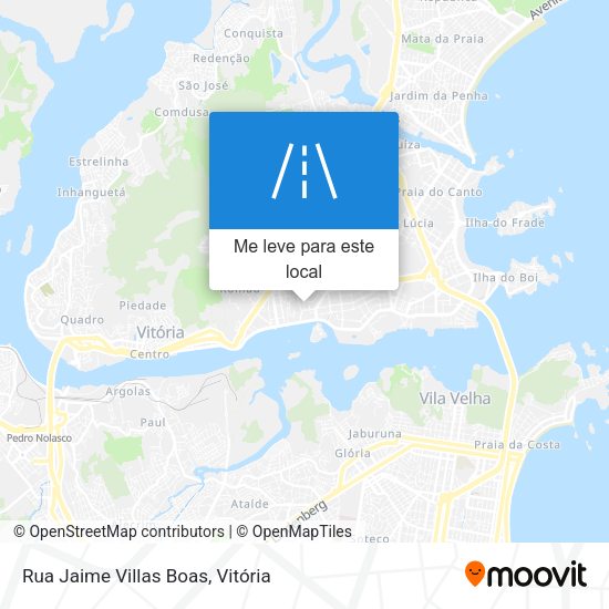 Rua Jaime Villas Boas mapa