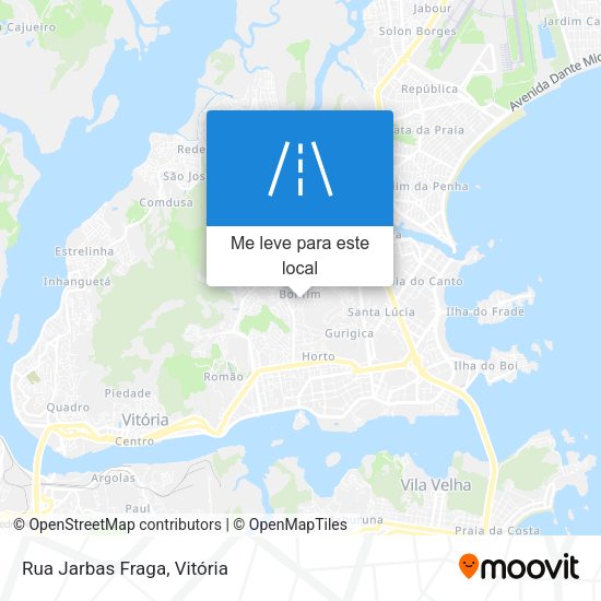 Rua Jarbas Fraga mapa
