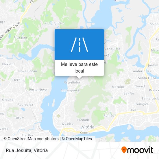 Rua Jesuíta mapa