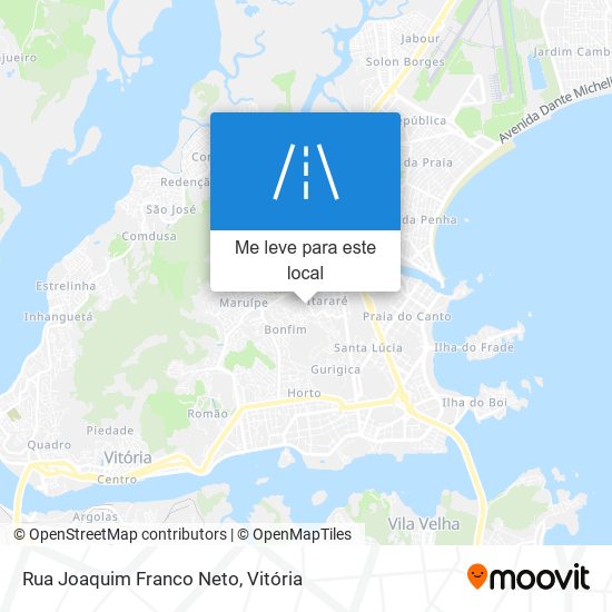 Rua Joaquim Franco Neto mapa