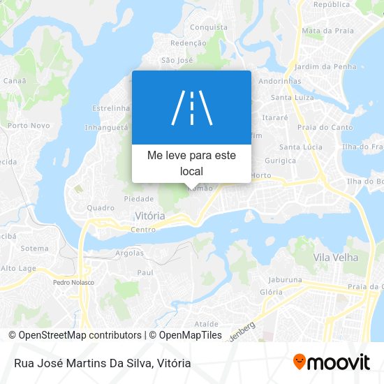 Rua José Martins Da Silva mapa