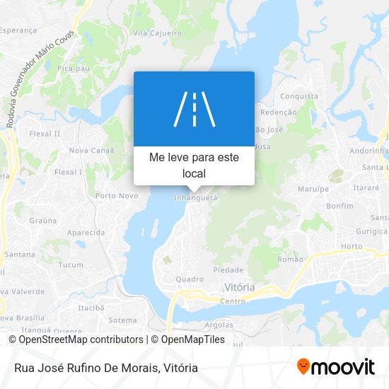 Rua José Rufino De Morais mapa