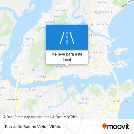 Rua João Bastos Vieira mapa