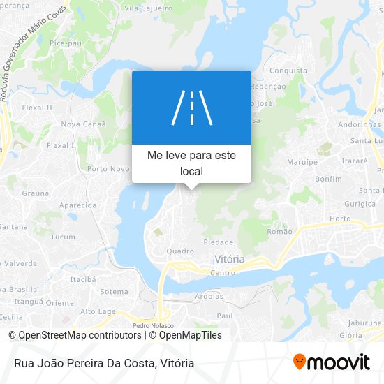 Rua João Pereira Da Costa mapa