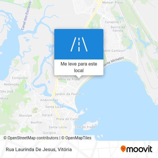 Rua Laurinda De Jesus mapa