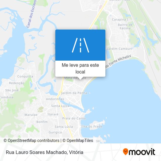 Rua Lauro Soares Machado mapa