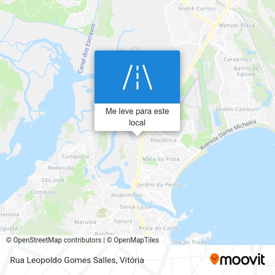 Rua Leopoldo Gomes Salles mapa