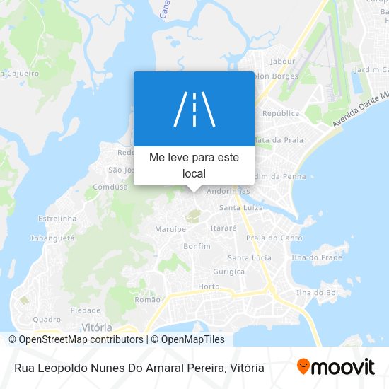 Rua Leopoldo Nunes Do Amaral Pereira mapa