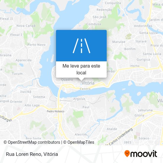 Rua Loren Reno mapa