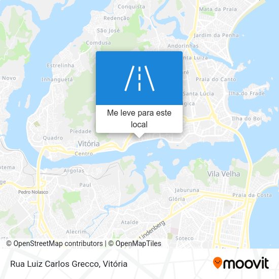 Rua Luiz Carlos Grecco mapa