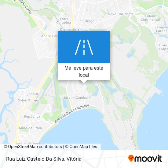 Rua Luiz Castelo Da Silva mapa