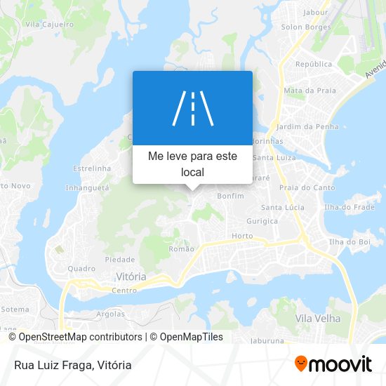 Rua Luiz Fraga mapa