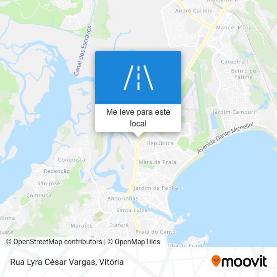 Rua Lyra César Vargas mapa
