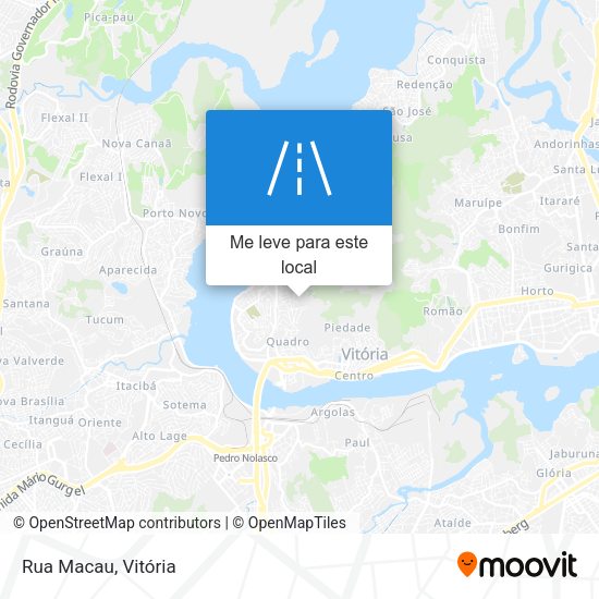 Rua Macau mapa
