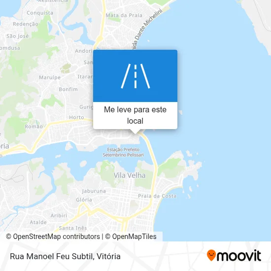 Rua Manoel Feu Subtil mapa
